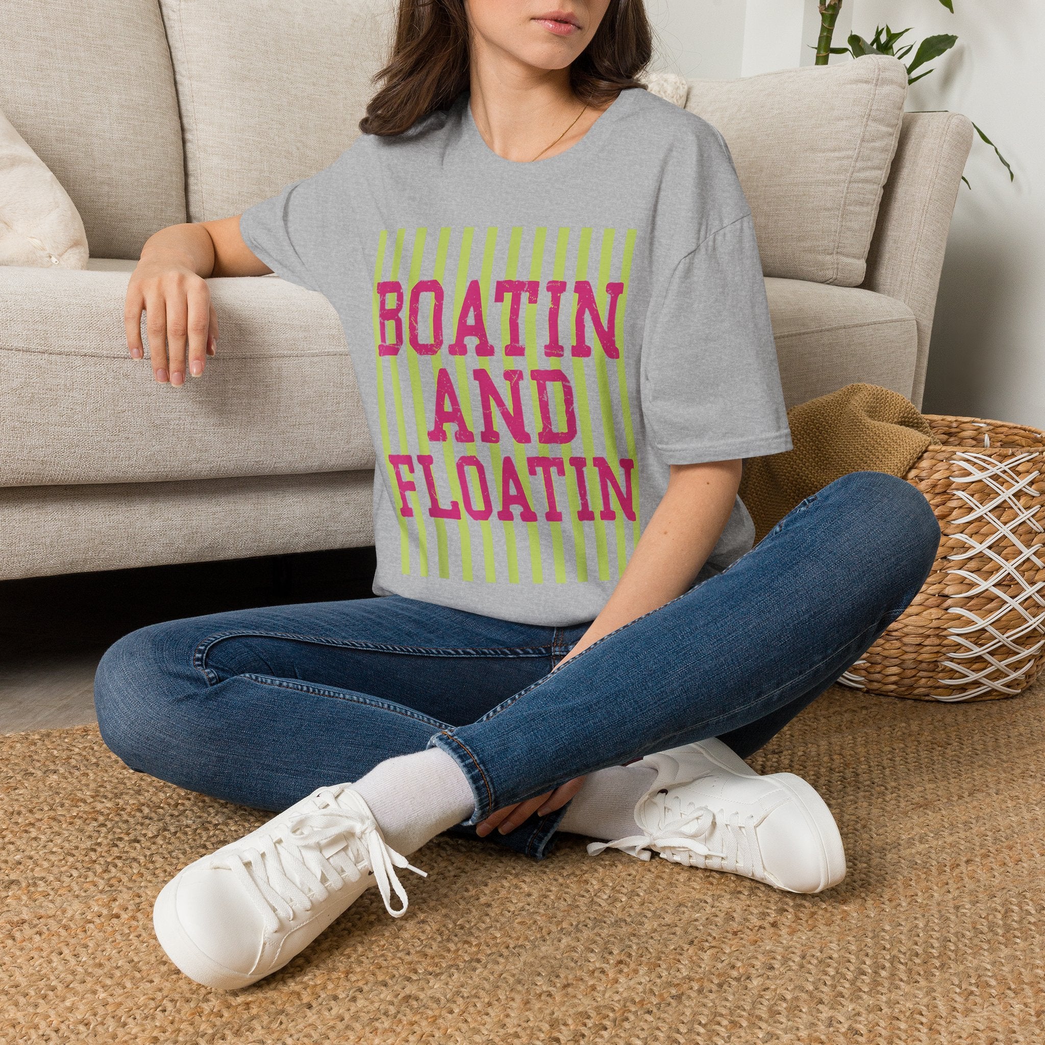Boatin' and Floatin' T-Shirt — Nautical Summer Tee for Boating Lovers