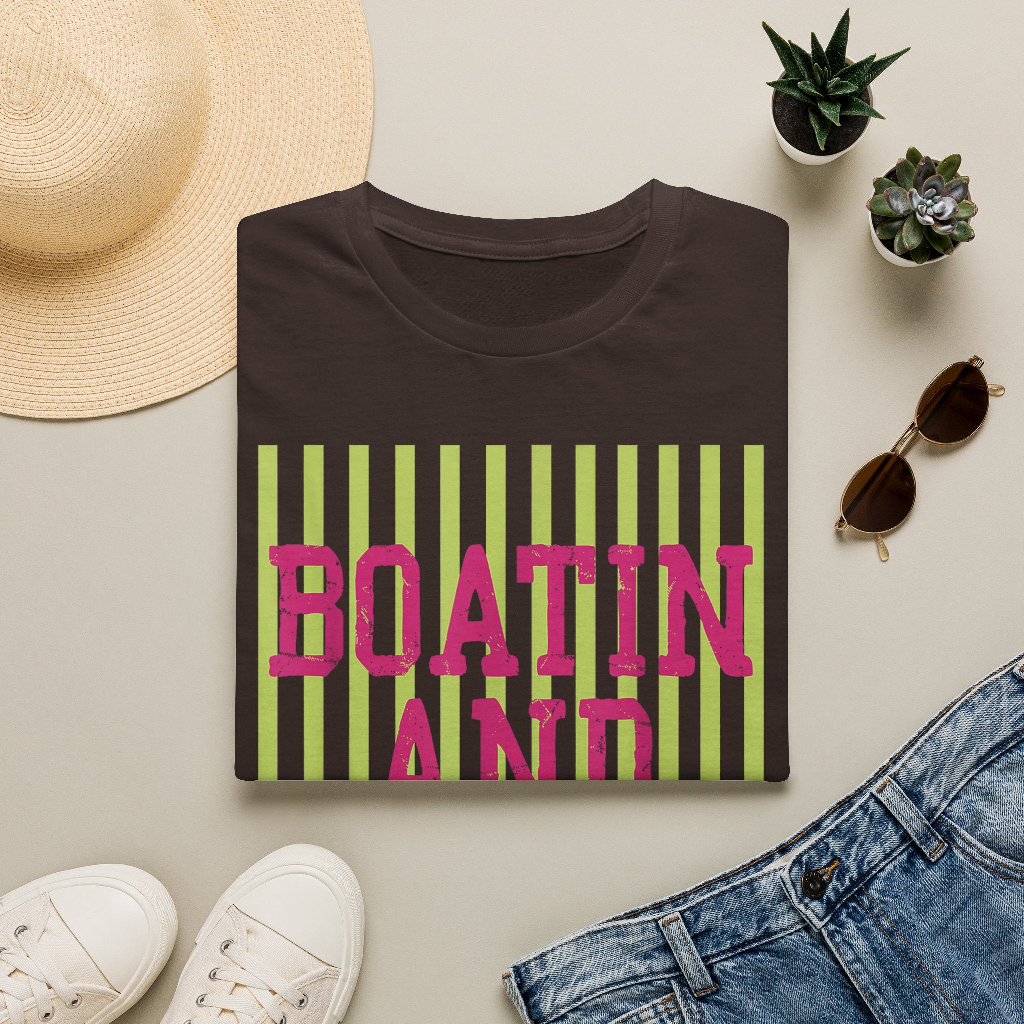 Boatin' and Floatin' T-Shirt — Nautical Summer Tee for Boating Lovers
