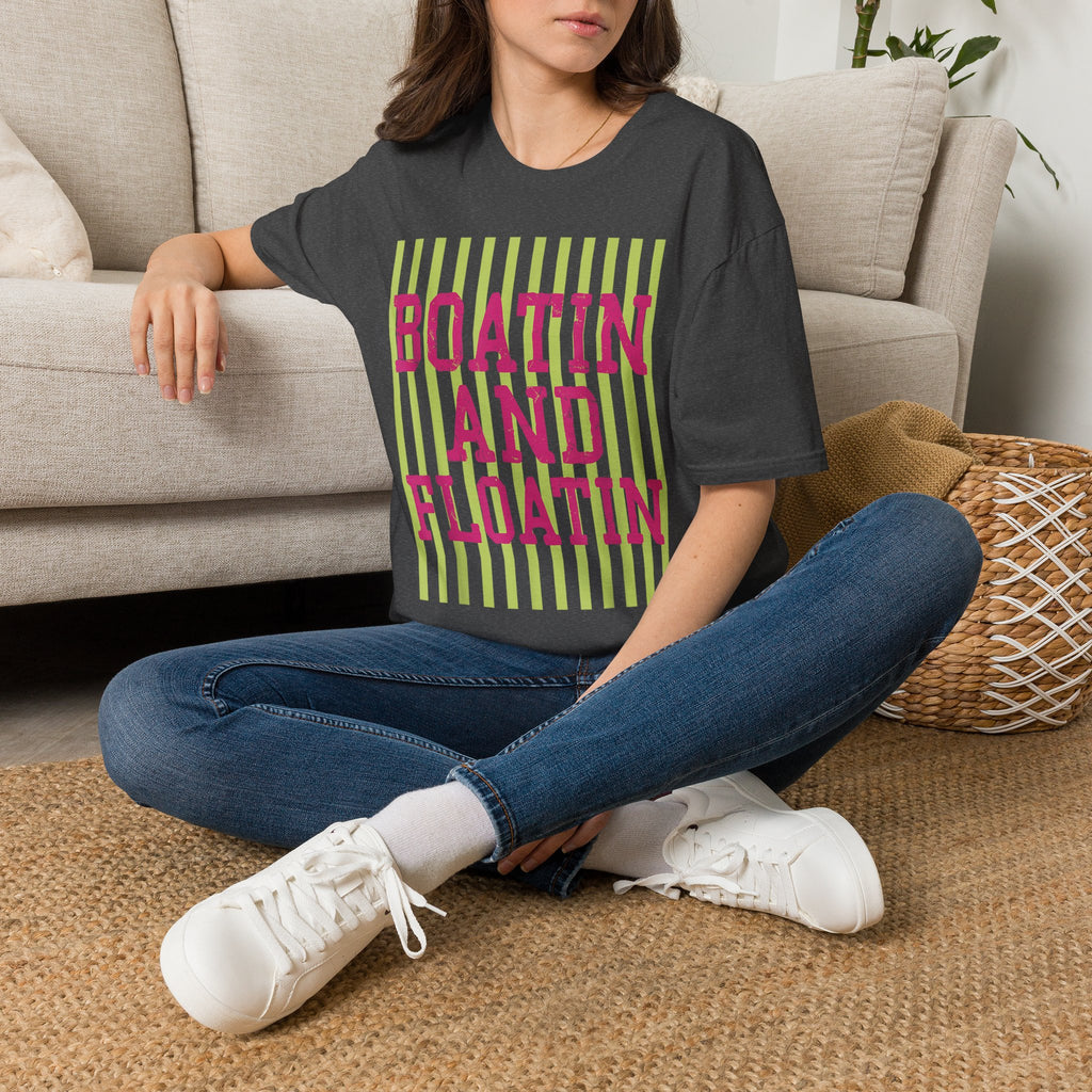 Boatin' and Floatin' T-Shirt — Nautical Summer Tee for Boating Lovers