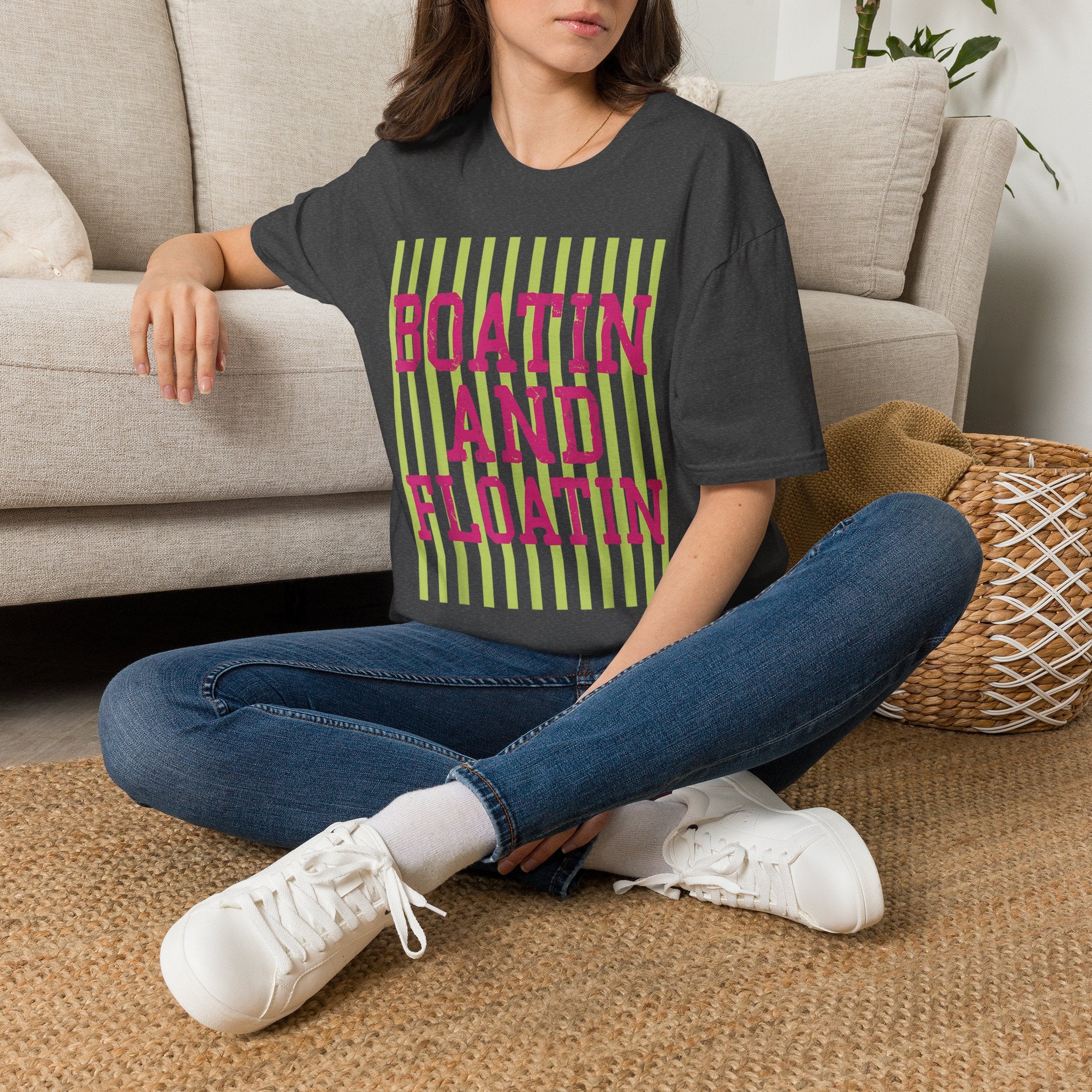 Boatin' and Floatin' T-Shirt — Nautical Summer Tee for Boating Lovers