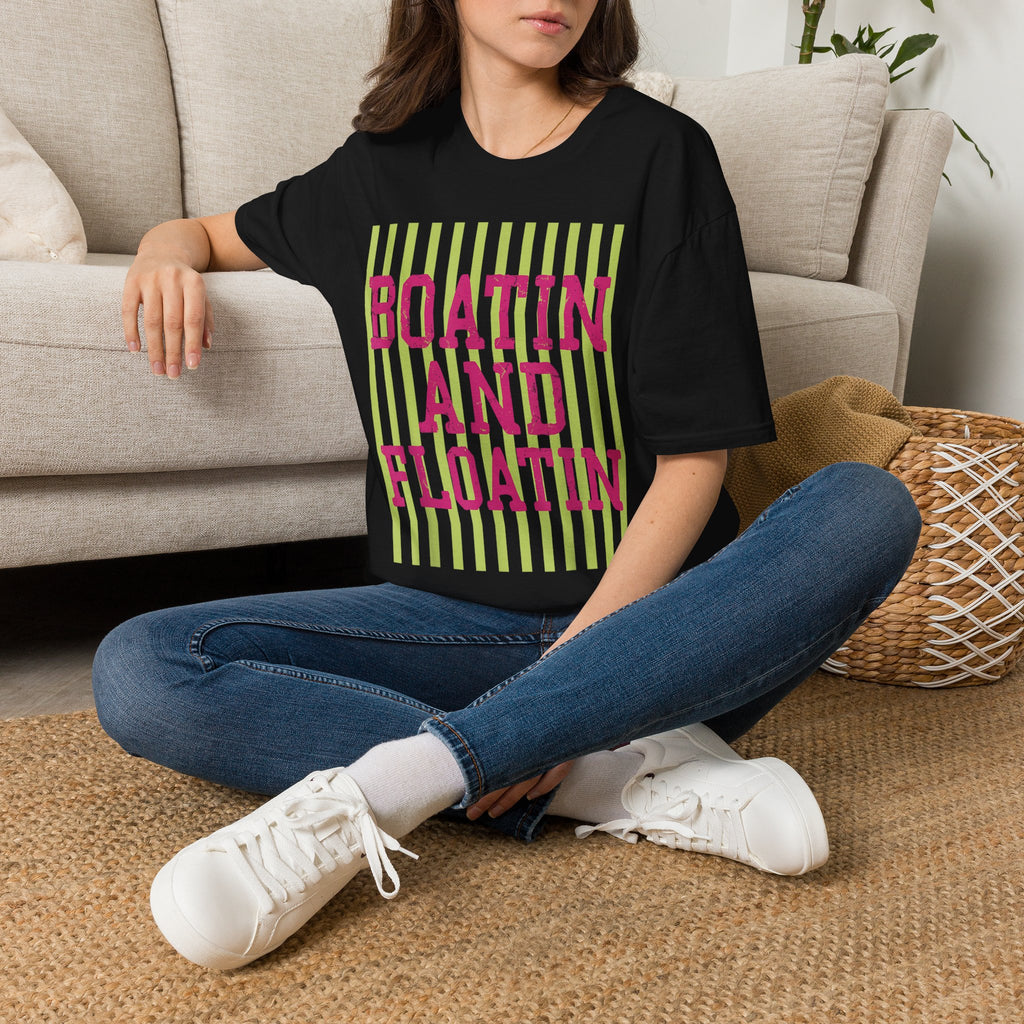 Boatin' and Floatin' T-Shirt — Nautical Summer Tee for Boating Lovers
