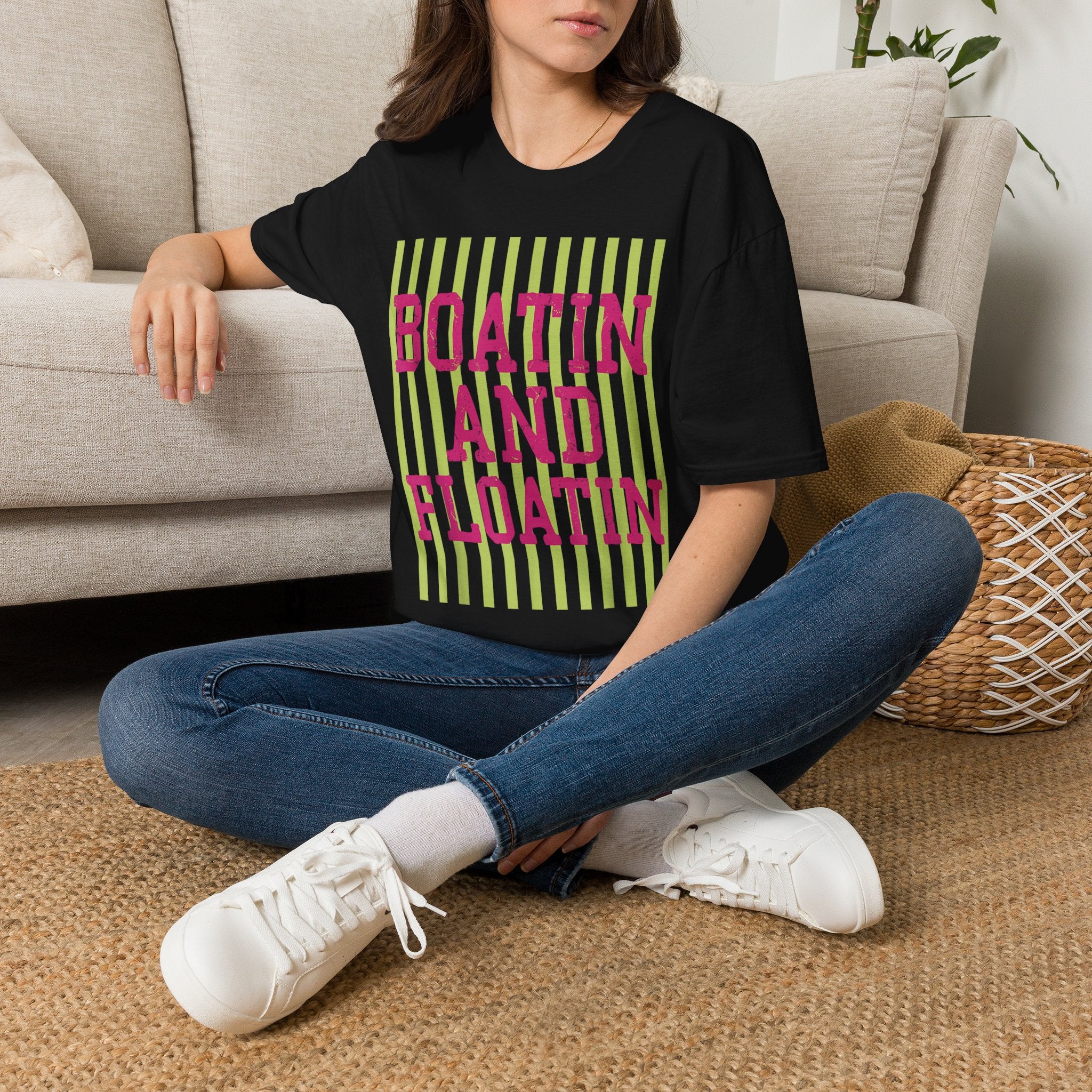 Boatin' and Floatin' T-Shirt — Nautical Summer Tee for Boating Lovers
