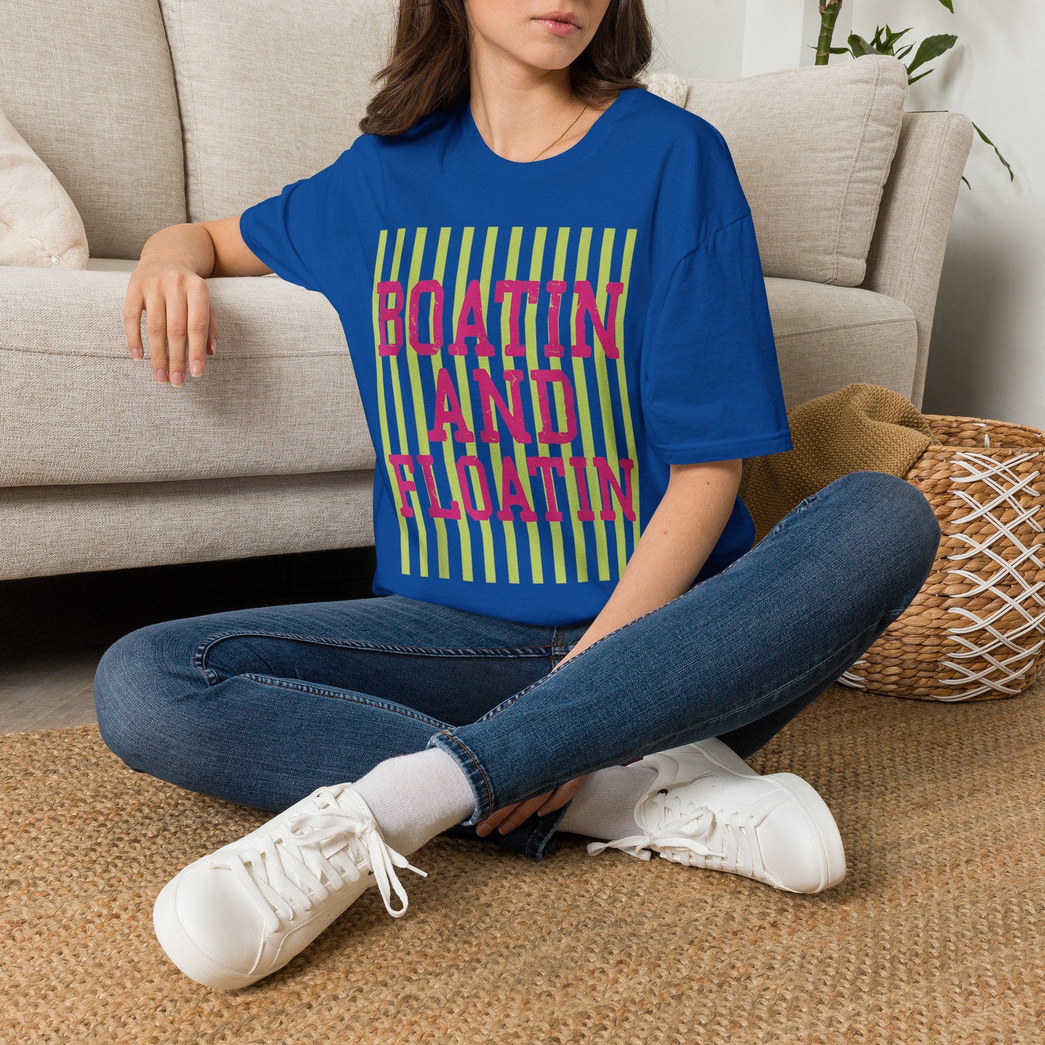 Boatin' and Floatin' T-Shirt — Nautical Summer Tee for Boating Lovers