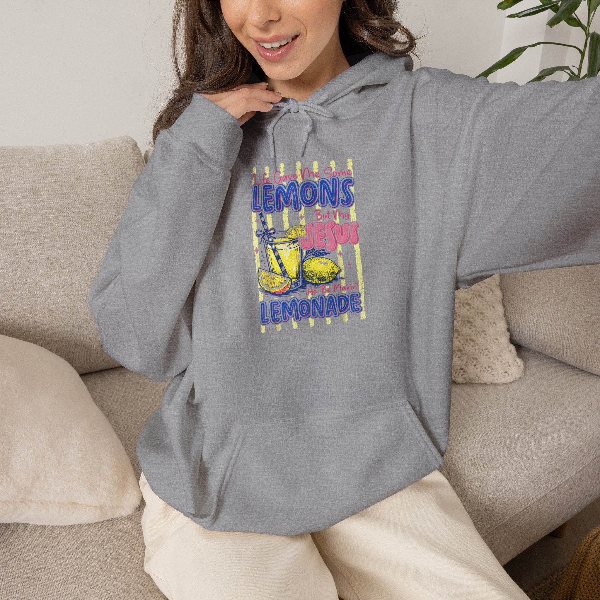 Cute Retro Lemonade Graphic Pullover