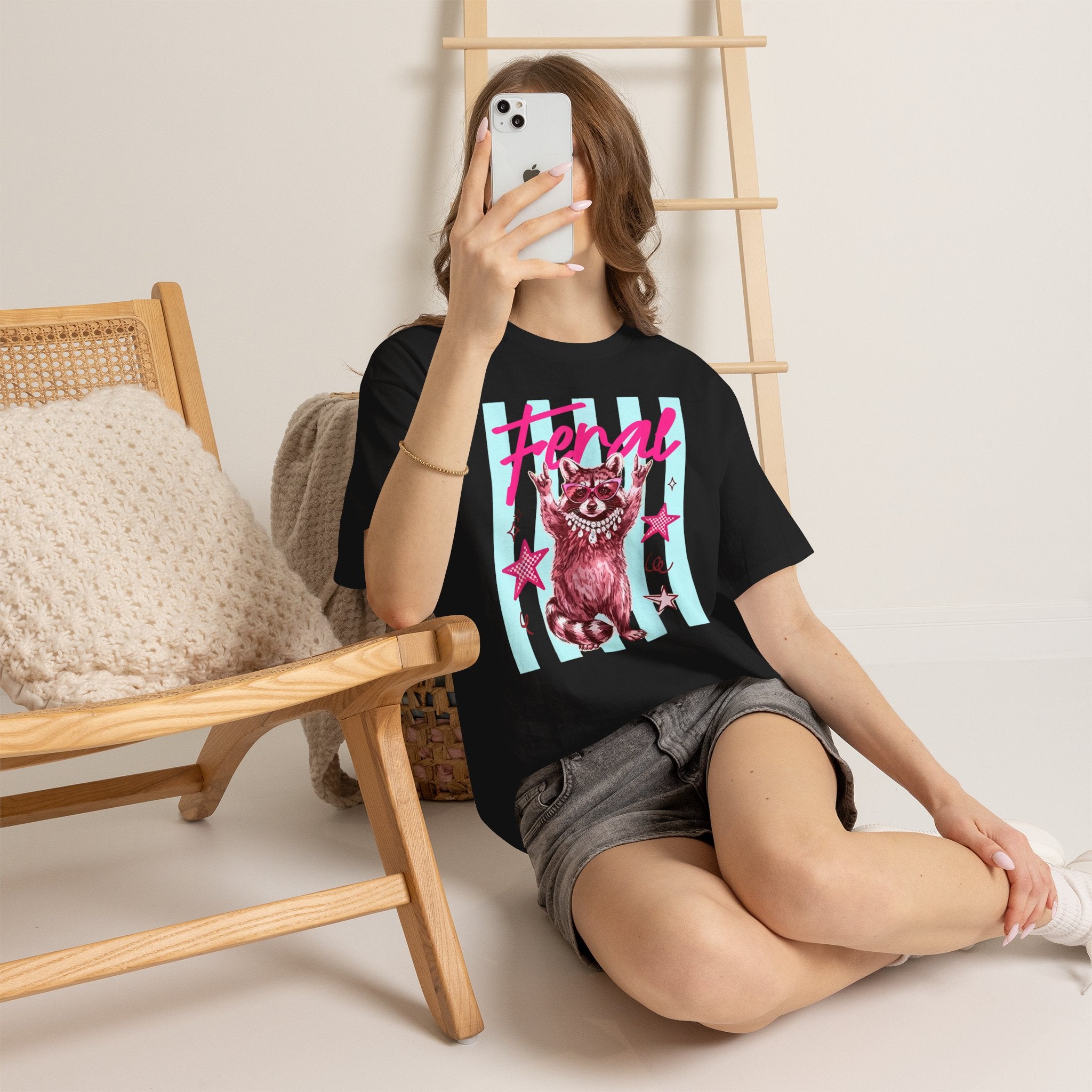 Feral Raccoon Graphic Tee
