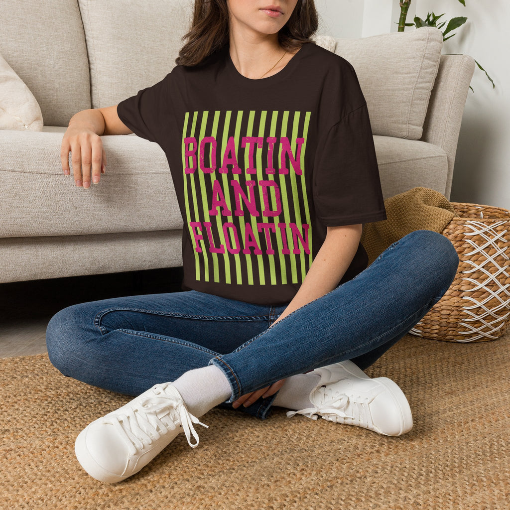 Boatin' and Floatin' T-Shirt — Nautical Summer Tee for Boating Lovers