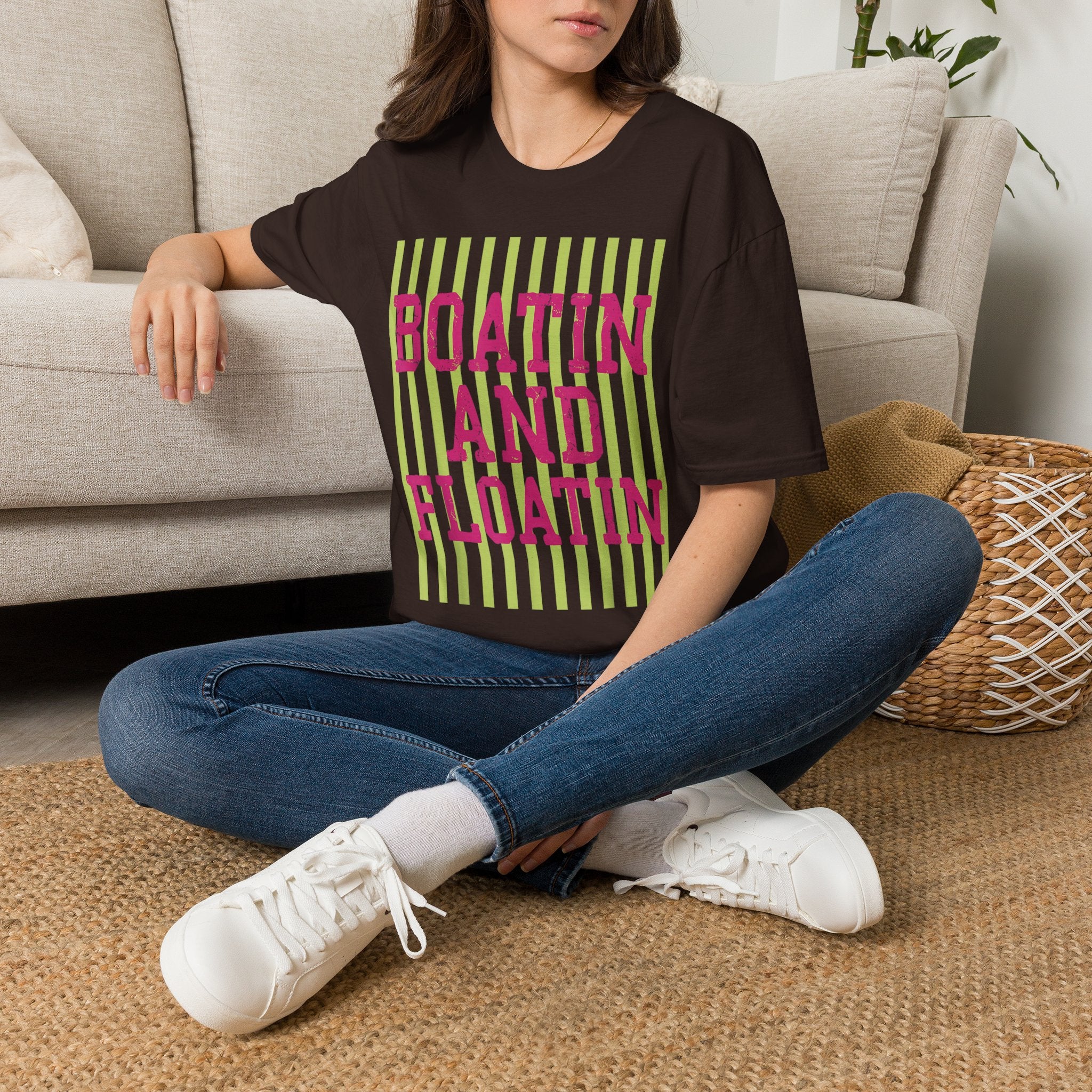 Boatin' and Floatin' T-Shirt — Nautical Summer Tee for Boating Lovers