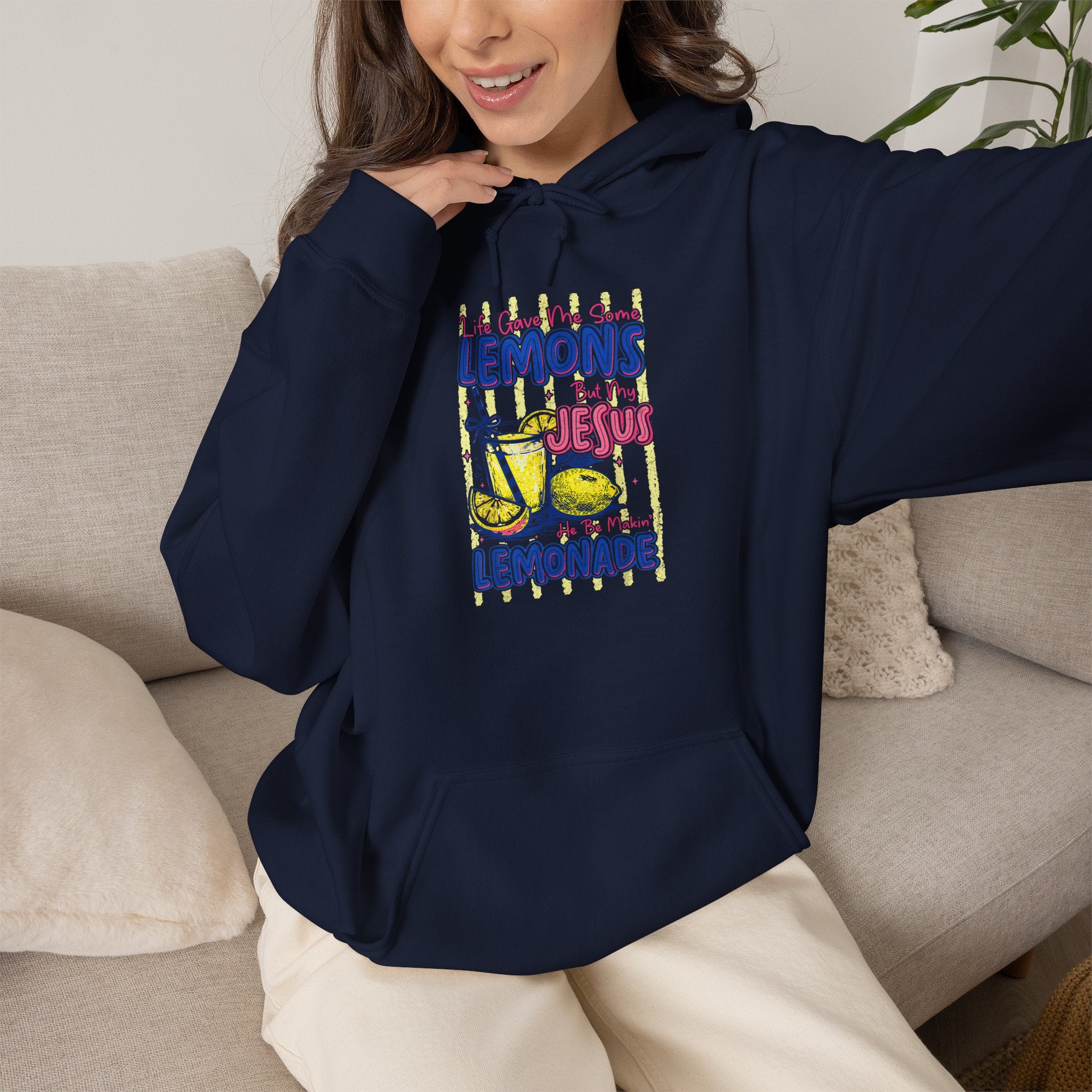 Cute Retro Lemonade Graphic Pullover
