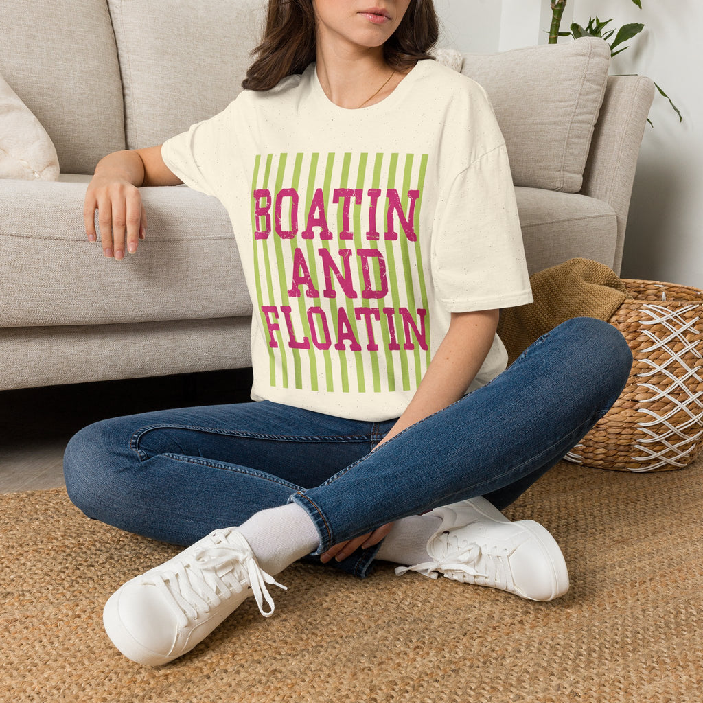 Boatin' and Floatin' T-Shirt — Nautical Summer Tee for Boating Lovers
