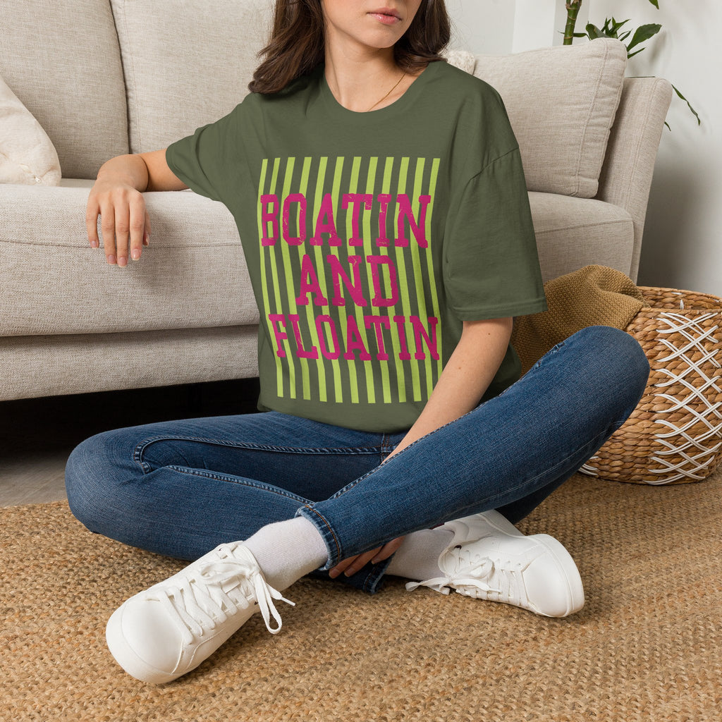 Boatin' and Floatin' T-Shirt — Nautical Summer Tee for Boating Lovers