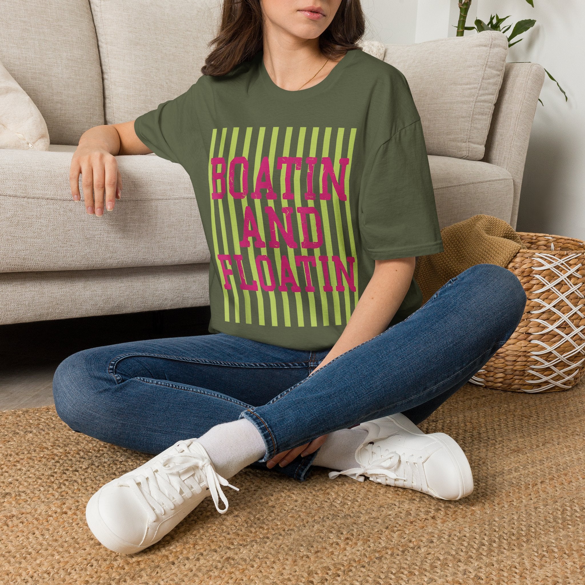 Boatin' and Floatin' T-Shirt — Nautical Summer Tee for Boating Lovers