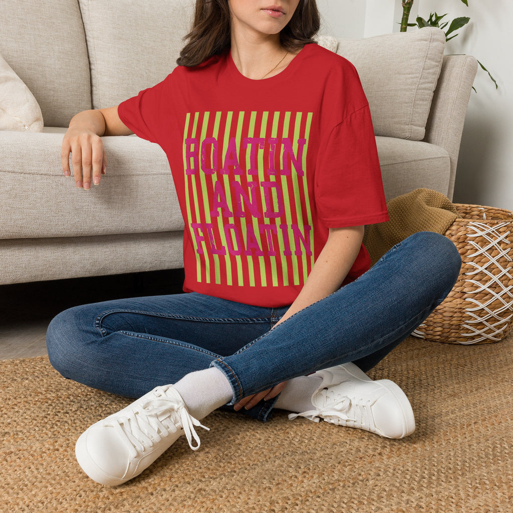 Boatin' and Floatin' T-Shirt — Nautical Summer Tee for Boating Lovers