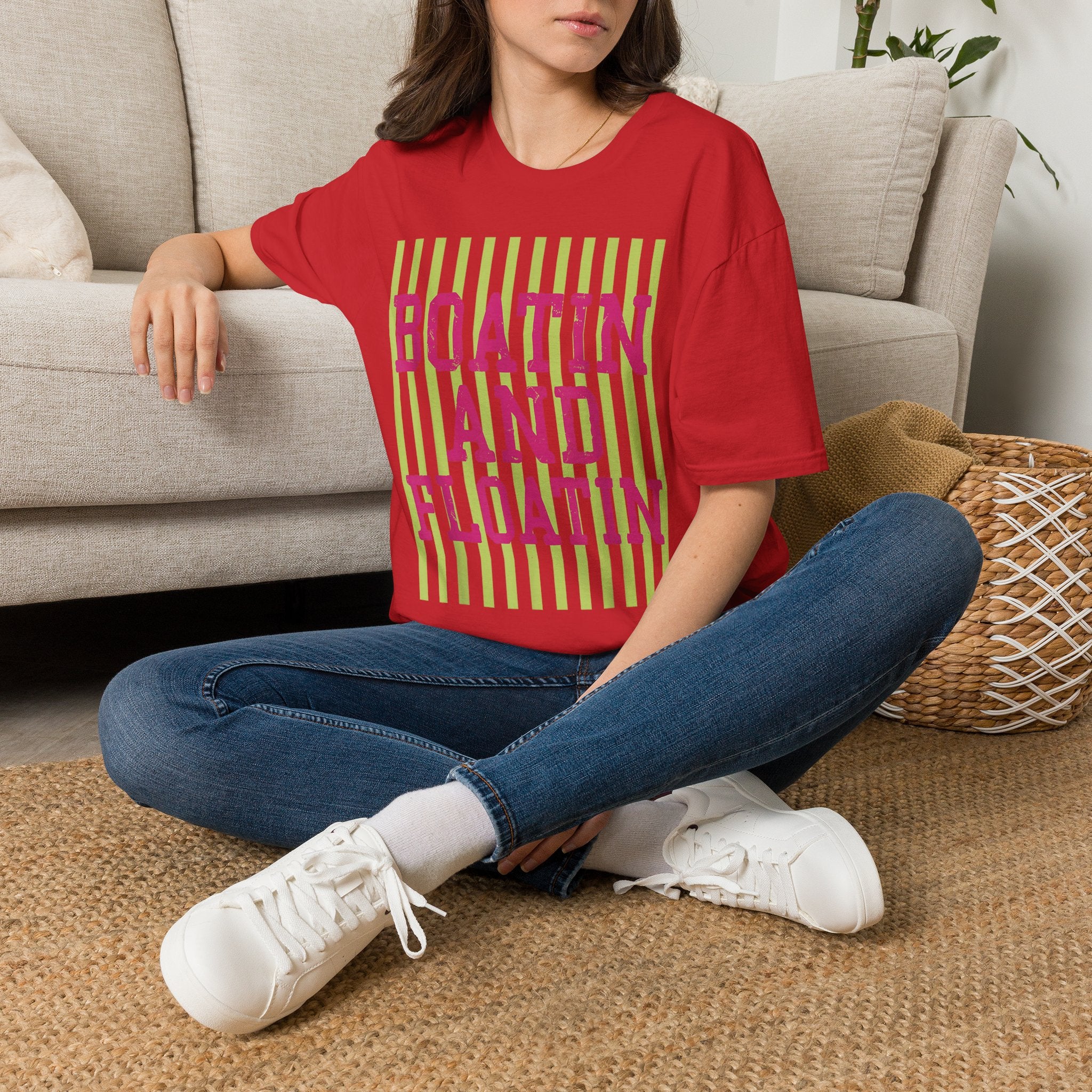 Boatin' and Floatin' T-Shirt — Nautical Summer Tee for Boating Lovers