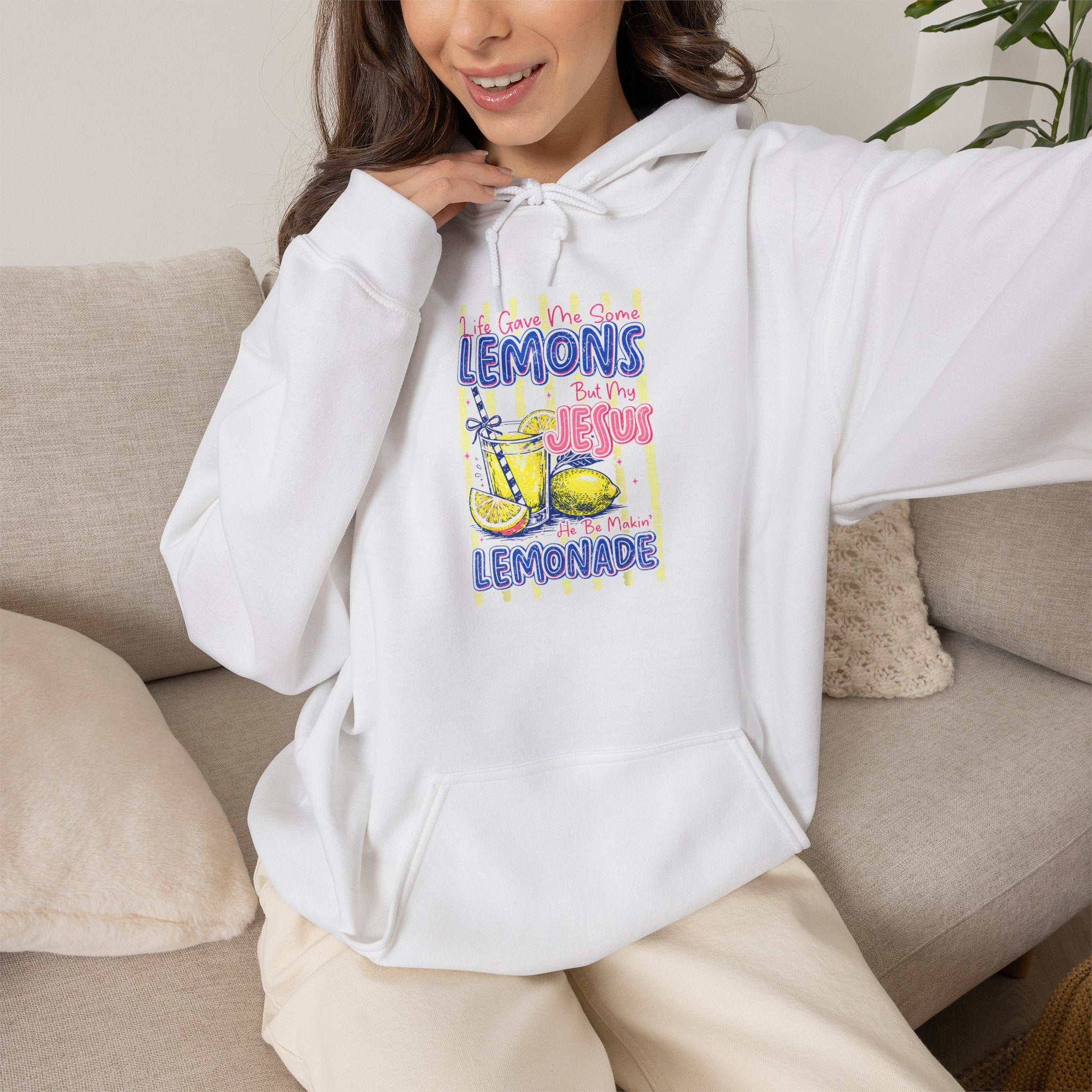 Cute Retro Lemonade Graphic Pullover